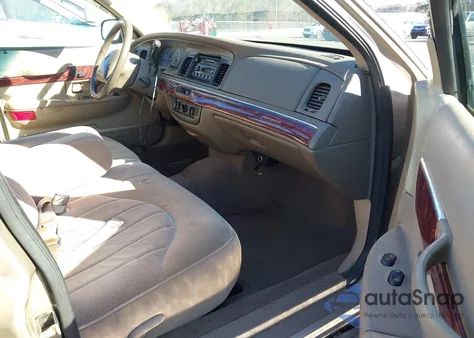 2000 Mercury Grand Marquis Gs from USA, damaged, VIN 2MEFM74W7YX743398